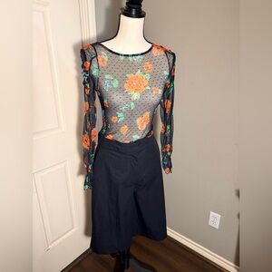 Zara Black Bermuda Shorts